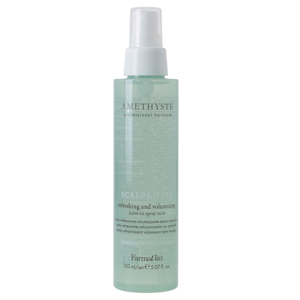 Farmavita amethyste scalp hair refreshing and volumizing leave-in spray mist 150ml