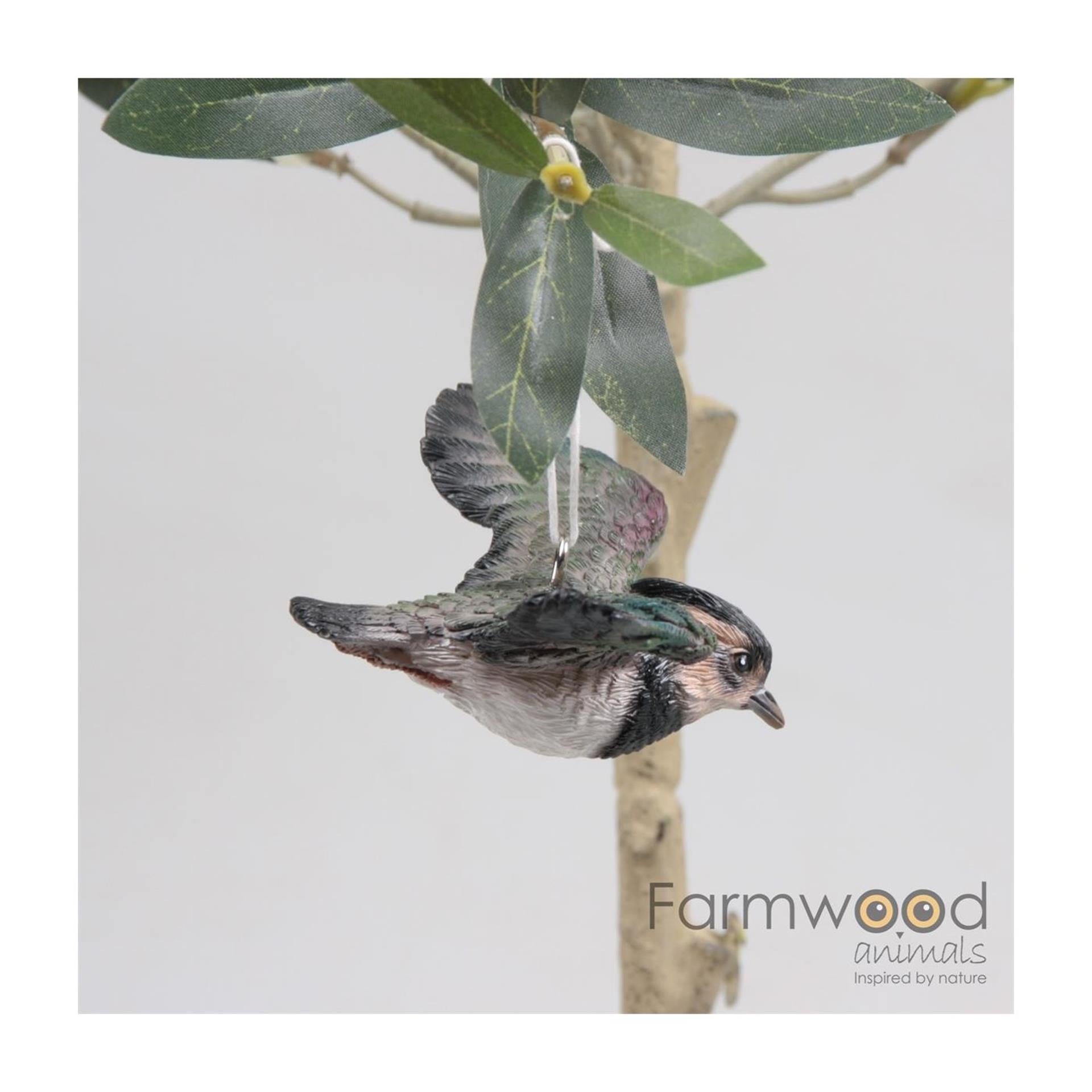 Farmwood animals vogel kievit vliegend polyresin