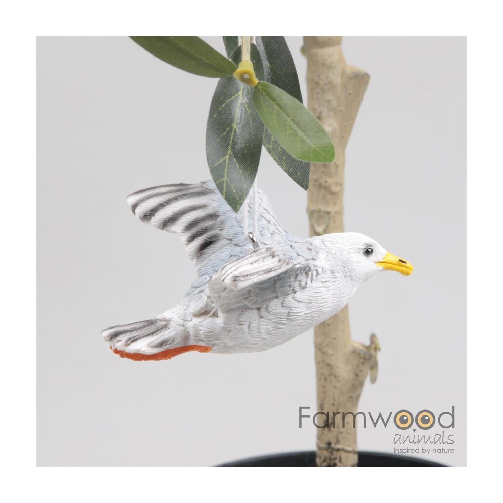 Farmwood animals vogel meeuw vliegend