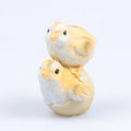 Farmwood animals tuinbeeld kuikentjes op elkaar 8cm