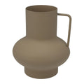 Home styling vaas zink zandkleur 15cm