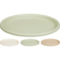 Home styling onderbord ø38cm metaal groen creme zand
