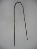 Spatbordstang Gazelle 28 inch 349 mm - zilver