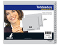 Tabbladen kangaro pp 120g m2 18x21 22,5cm grijs 20-delig a-z 2-gaats bedrukt