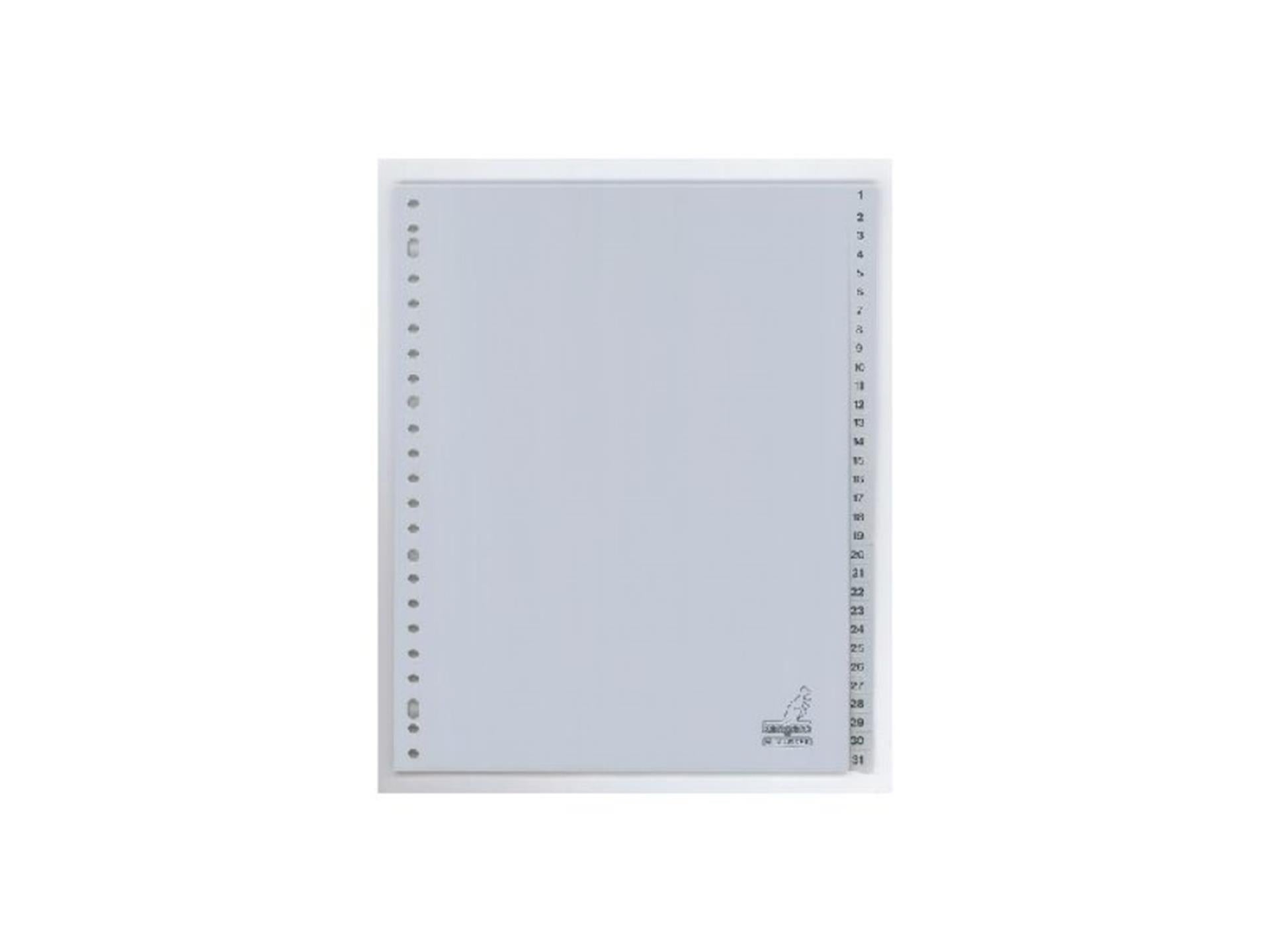 Kangaro tabbladen a4 23 rings cijfers 1-31