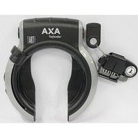 Gazelle ringslot axa defender rl | zilver zwart + slotcilinder art2