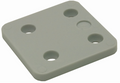 Gb drukplaat zonder sleuf 7 x70x70mm grijs etiket; 48 per zak | 192 stuks - 17534707