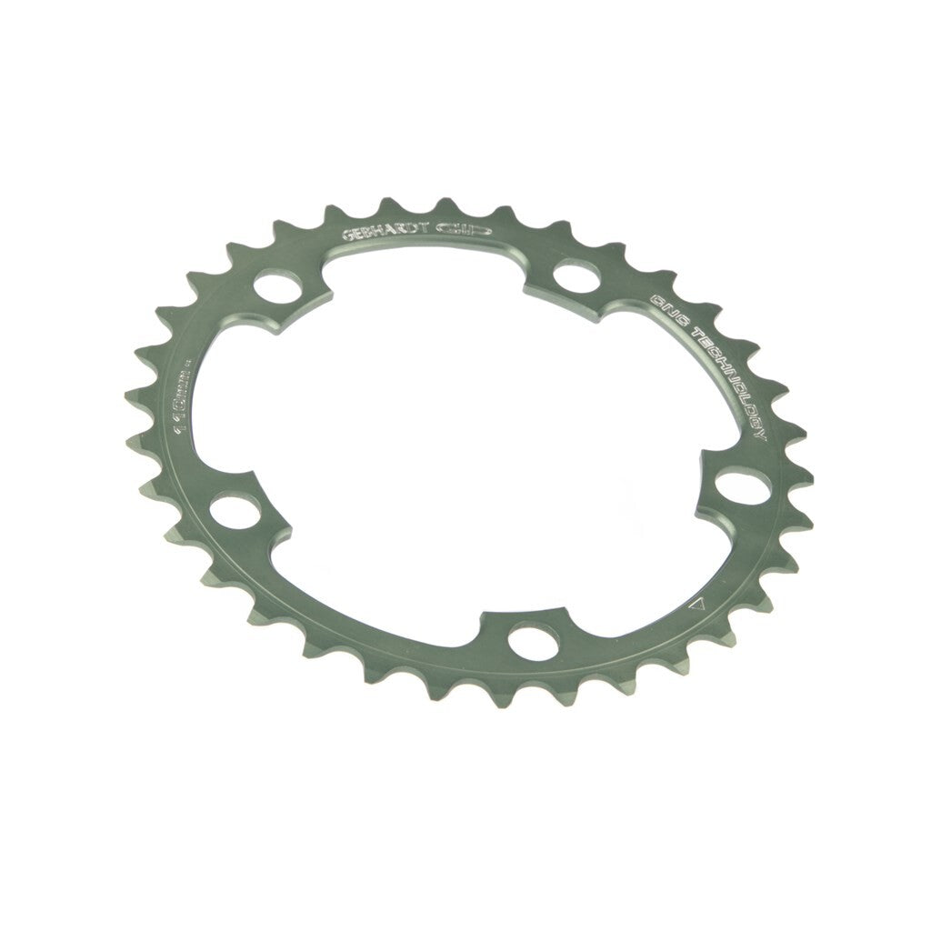 Gebhardt Kettenblatt Titan CNC UTVM 34 Zähne, Lochkreis 110 mm, 5-Arm, schwarz