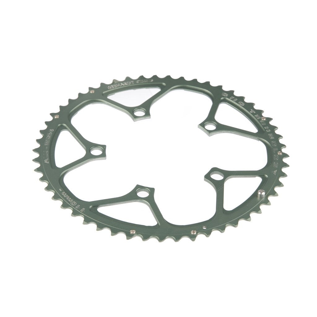 Gebhardt Kettenblatt Titan CNC UTVM 50 Zähne, Lochkreis 110 mm, 5-Arm, schwarz