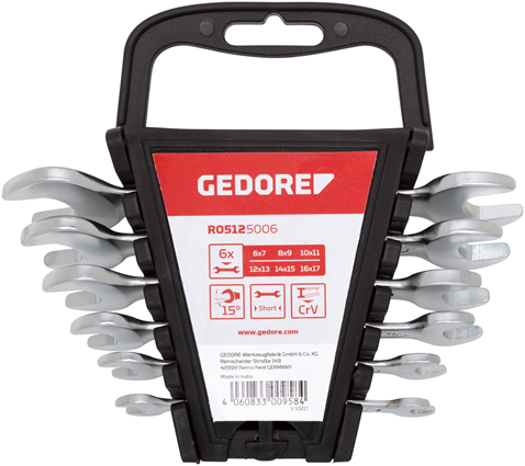 Gedore Red Visier-Set kurz SW 6-32 mm 12-teilig