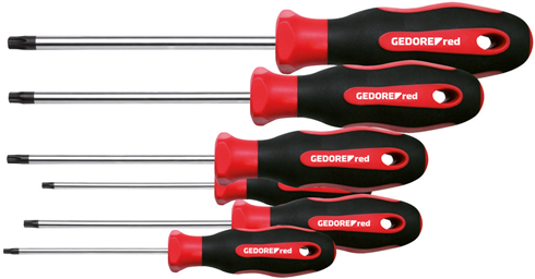 GEDORE ROTER Schraubendreher-Set Torx 6-teilig