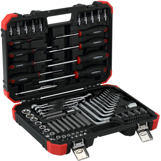 Gedore red r68003075 75-delige schroefgereedschapset tx 1 4”+ 1 2” 3301575 r68003075