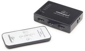 Enzo gembird hdmi switch 5 in->1 uit met ab - 7541963