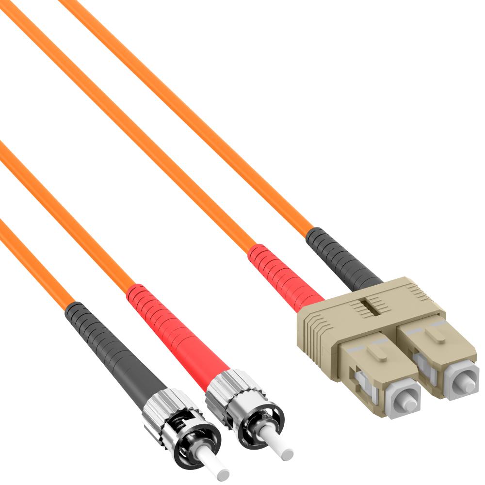 Abi glasvezel kabel - sc st - om2