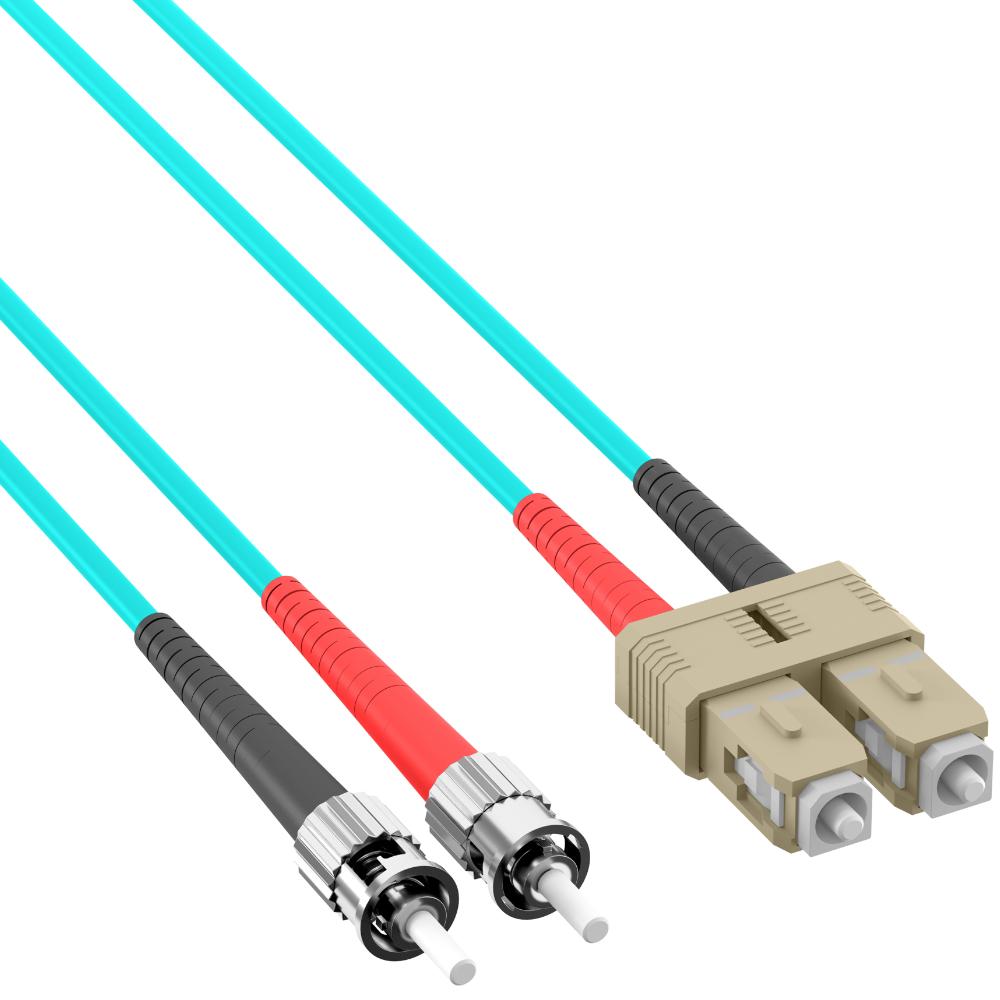 Abi glasvezel kabel - sc st - om3