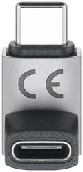 Enzo goobay usb-c adapter | male female | verticaal | kort | 90 graden adapter - 9550433