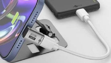 Enzo goobay usb-c adapter | male female | verticaal | lang | 90 graden adapter - 9550434