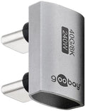 Enzo goobay usb-c adapter | male male | u vorm | 180 graden adapter - 9550437