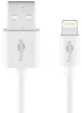 Enzo goobay usb-lightning laadkabel 1m wit - 9550380