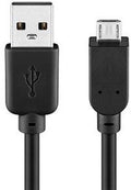Enzo goobay usb-micro laadkabel 1m zwart - 9550350