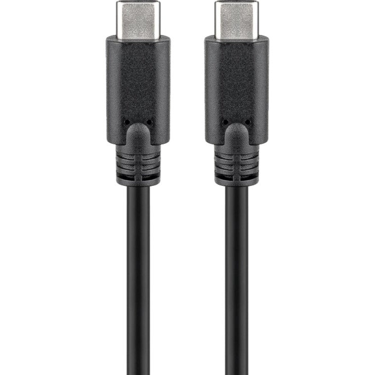 Enzo goobay usb-c - usb-c laadkabel 1m zwart - 9550204