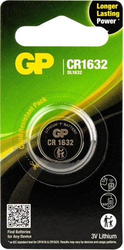 CR1632 Lithium-Knopfzelle 3V 1 Stück