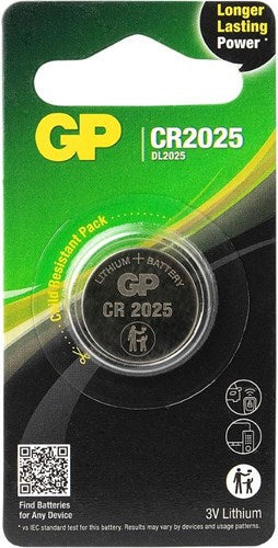 GP CR2025 Lithium-Knopfzelle 3 V 1 PS