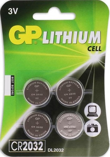GP -cr2032 c4 Lithium-Knopfzellenbatterie cr2032 3V-Blisterkarte