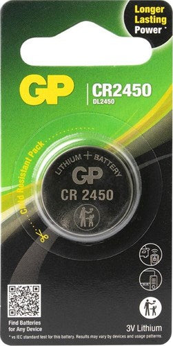 GP CR2450 Lithium 3 Volt Blister 1 3212309