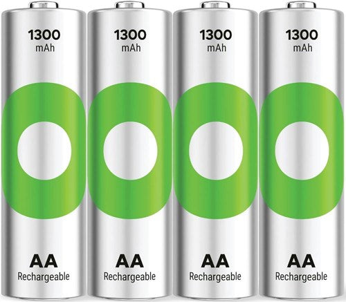 Gp nimh oplaadbare batterij aa 1300ma blister(4) - 3311430