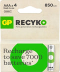 Wiederaufladbare AAA-Batterien 850 mAh NiMH 4er-Pack