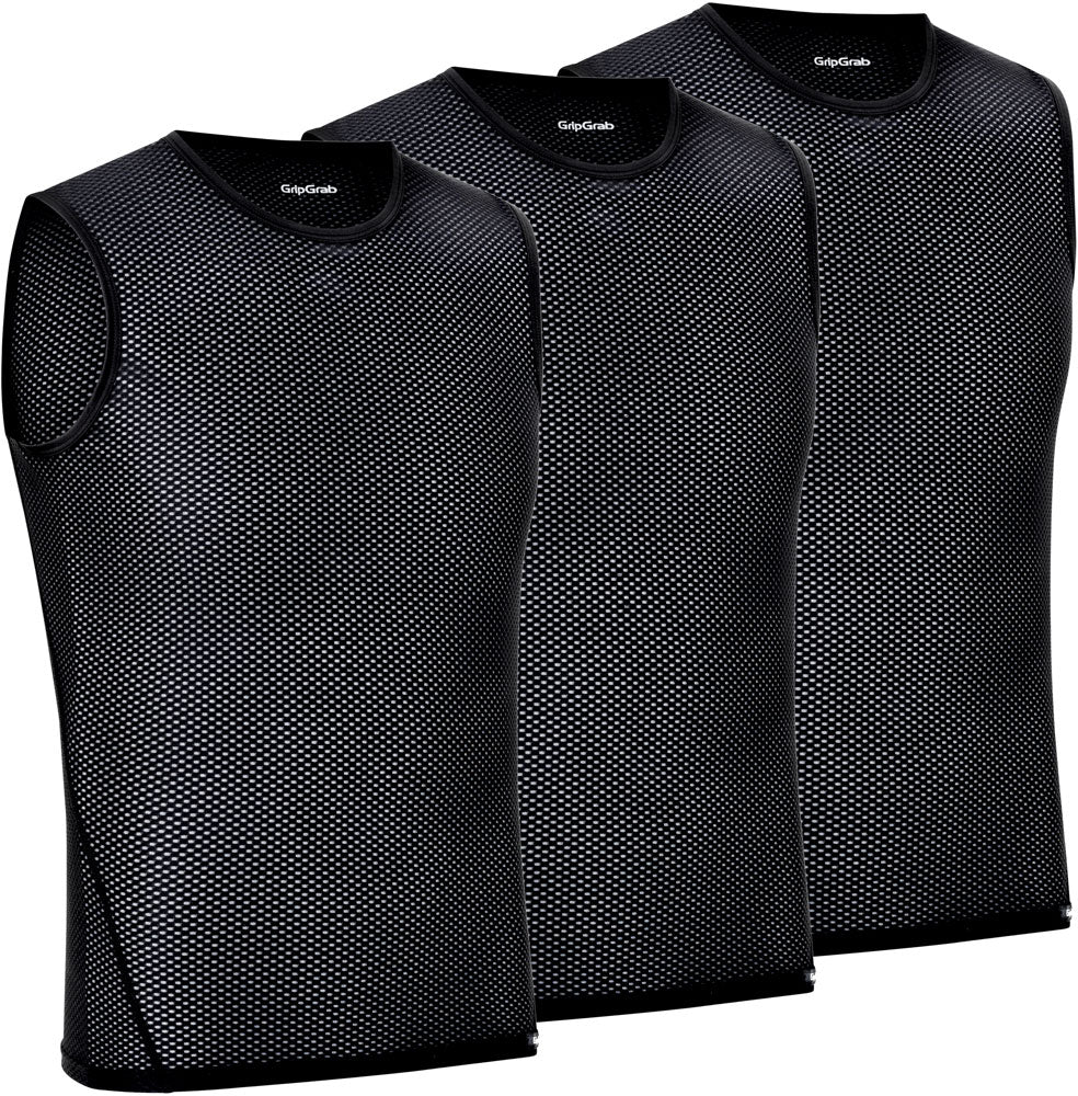 Gripgrab ultralight mesh - sleeveless baselayer (3-pack)