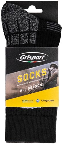 Grisport all season sokken 25108 | zwart grijs | maat 46 - 00.048.178.43