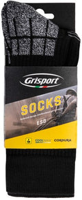 Grisport esd sokken 25107 | grijs zwart | maat 42 - 00.048.179.39
