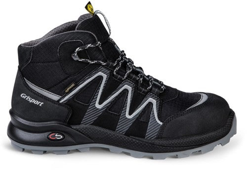 Grisport safety cross gtx line 33663 hoog s3 esd | zwart zilver | maat 48 - 00.049.014.48
