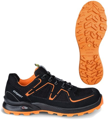 Grisport safety cross safety beat 33602 laag s3 zwart oranje - maat 42 - 00.049.007.42