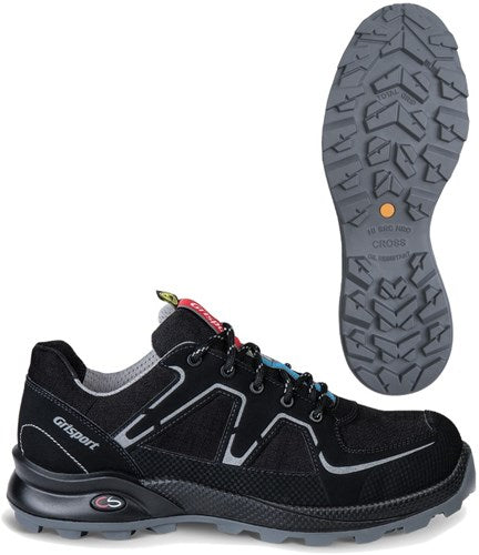 Grisport safety cross safety nordic 33603 laag s3 zwart zilver - maat 41 - 00.049.008.41