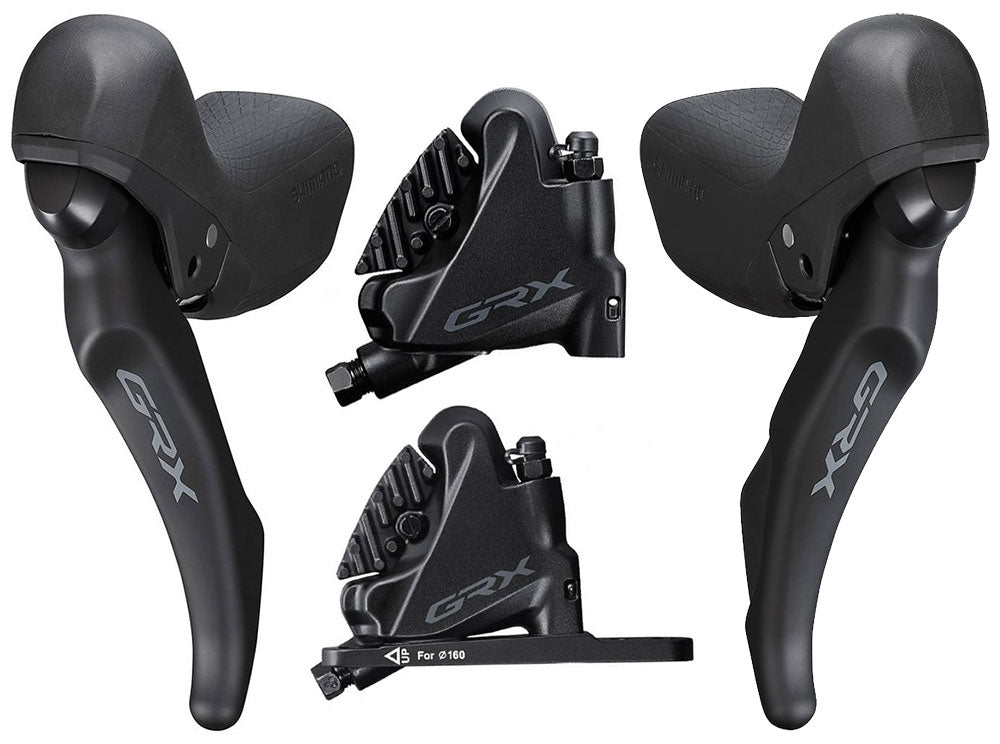 Shimano grx bl st-rx600+br-rx400 1x11-speed disc brake set