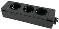 Enzo gst18© compatible tafelcontactdoos ra 3v doorvoer m-f - 6872002
