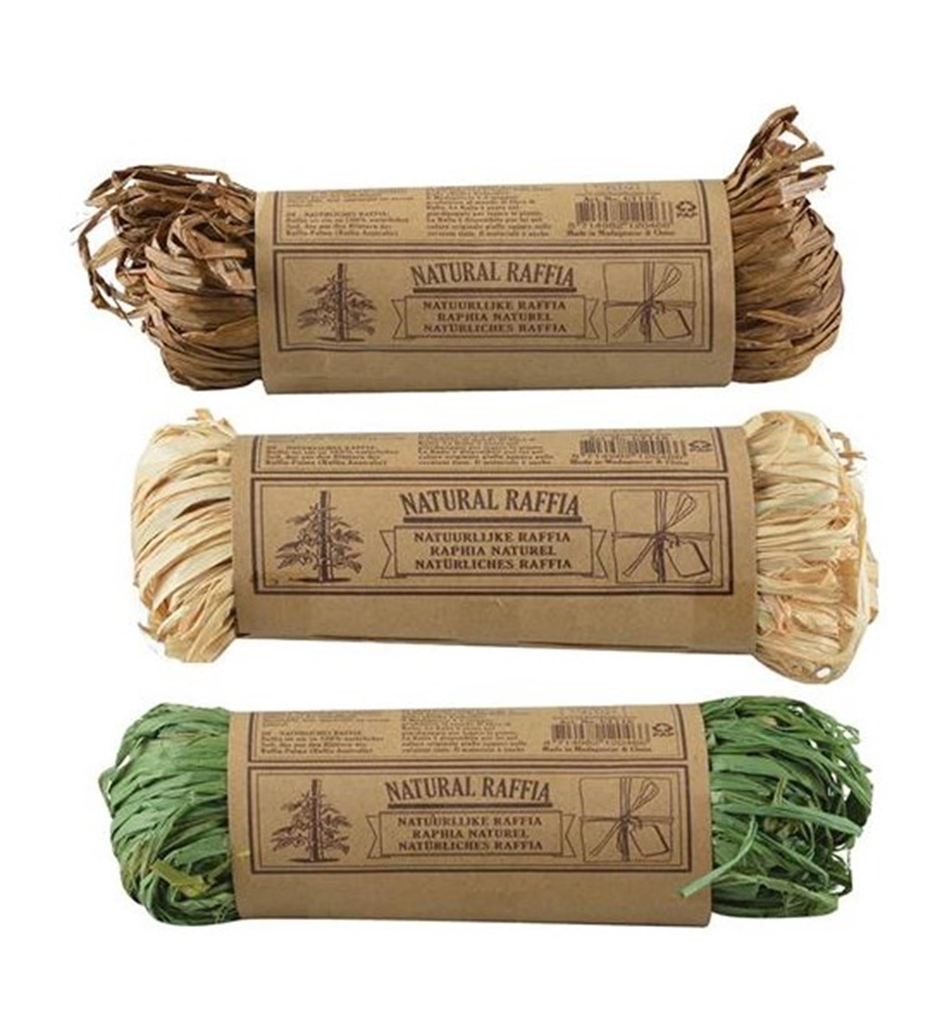 Esschert design raffia in 3 verschillende kleuren