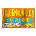 Paperdreams gevel vlag - ik ben jarig