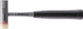 Halder kunststofhamer | lengte 290 mm kop d. 30 mm | hard stalen buis | nylon wit temperstaal | 1 stuk - 3677.030 - 3677.030