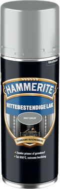 Hammerite hittebestendige lak | mat | grijs | spray | 400ml - 5111739