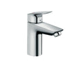 Hansgrohe wastafel mengkraan - logis ééngreeps 100 coolstart - met trekwaste