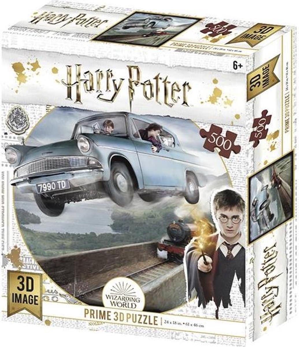 Boosterbox 3D-Puzzle – der Ford Anglia aus Harry Potter – 500 Teile