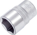 Hazet dopsleutel 900-19 · 1 2 inch (12,5 mm) vierkant hol · buiten-zeskant-tractieprofiel · sw 19 mm