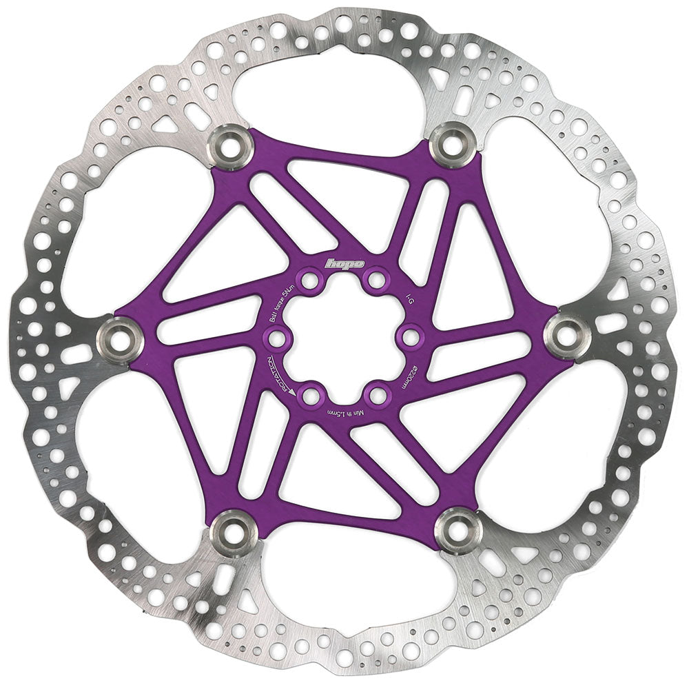 Hope floating 6-bolt disc rotor