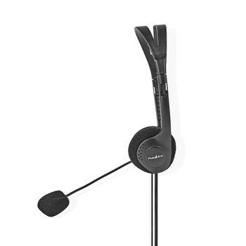 Koptelefoon nedis chst100bk zwart