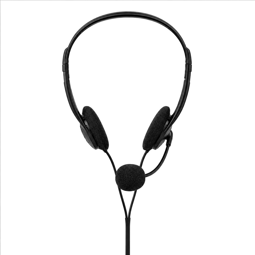 Koptelefoon nedis chst100bk zwart