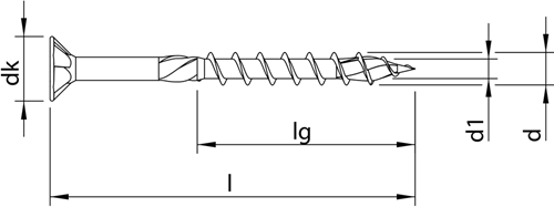 Heco topix-plus 3,5 x 45 vk t-20 dd geelverz; 500 stuks - hc60327